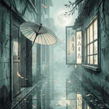 半幅烟雨