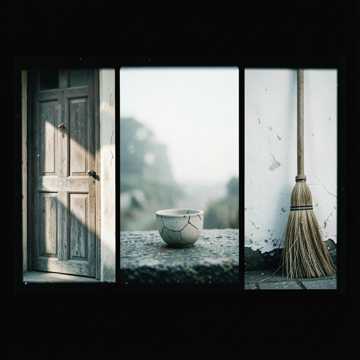 把尘烟扫走