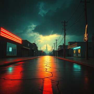 冷雨長街