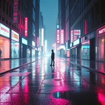 霓虹碎了玻璃