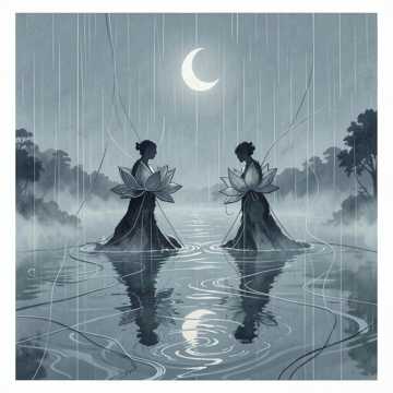 烟雨莲舟