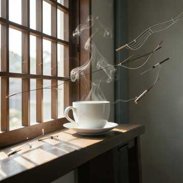 纸窗茶烟
