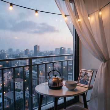 阳台上那阵慢风