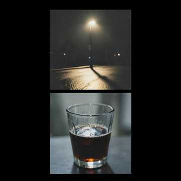 路灯与旧酒杯