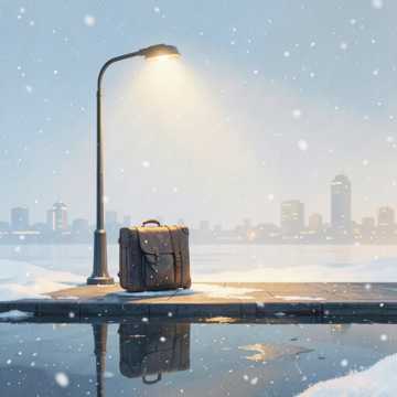 独行时雪落