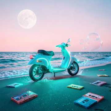气泡海风轻骑