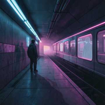 地铁末班他