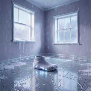 单只袜冷