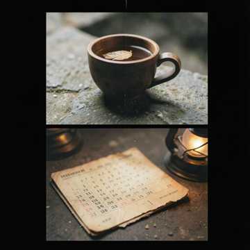 茶碗里飘着半片卦