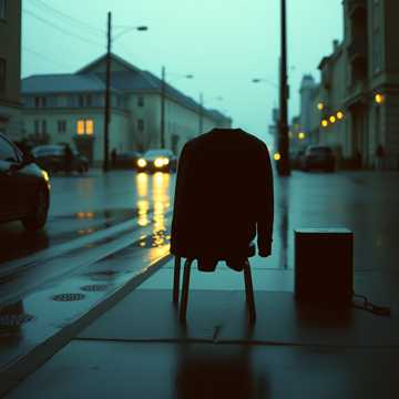 倾斜的雨声
