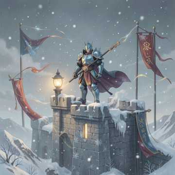 关灯照雪