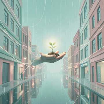 不跟雨较劲