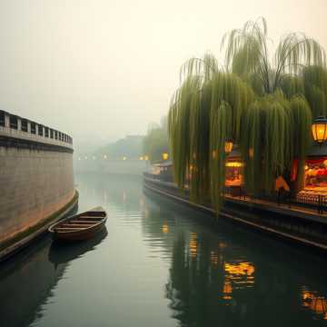 运河映山河
