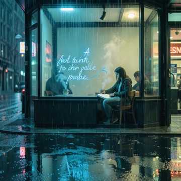 雨写蓝字