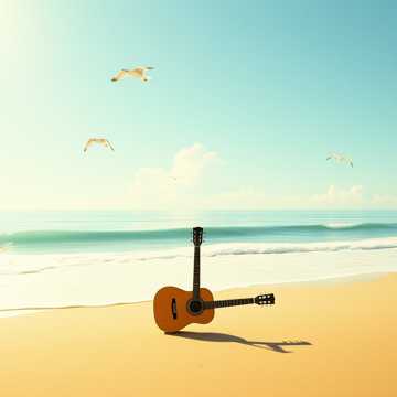 浪花吻过脚踝