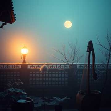 霜月寄离愁