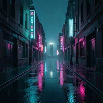 霓虹退潮