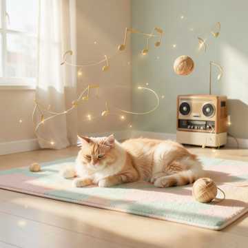 轻踩猫咪的午后