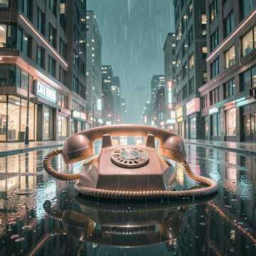 听筒里的雨声