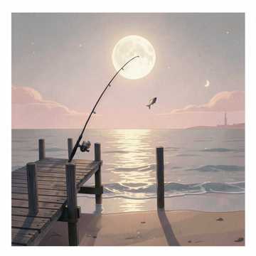 钓竿上的海风