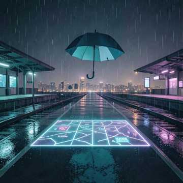 候车的雨