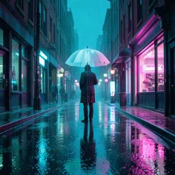 淋雨中人