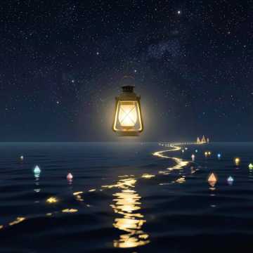 星夜的微光