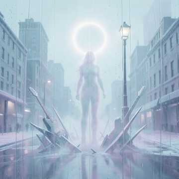 毛玻璃上的雾