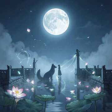 青狐月照不眠