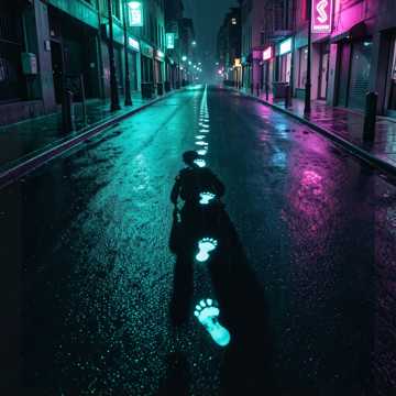 有人悄悄点亮路灯-版本2