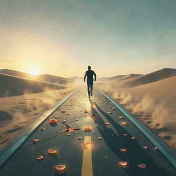 跑成一道光