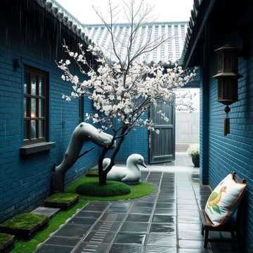 倚楼风雨