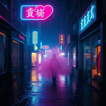 霓虹未眠人