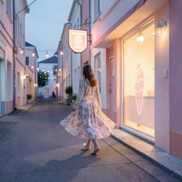 冰镇晚风的裙角