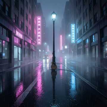 空巷霓虹
