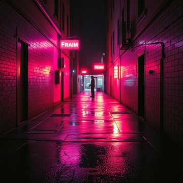 霓虹碎了一地