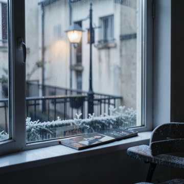 旧相簿旁的雨夜