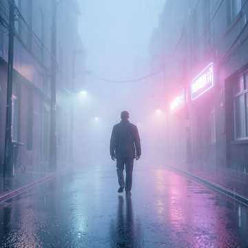 雾中信步