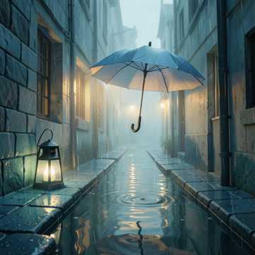 青石等烟雨