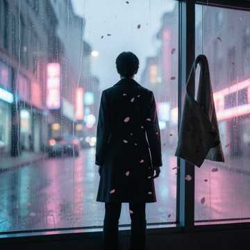 雨浸蔷薇