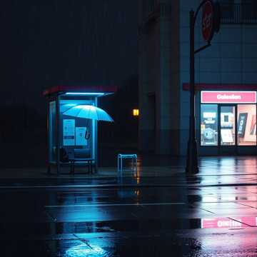 淋湿的末班车