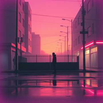霓虹褪色后