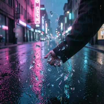 霓虹碎影