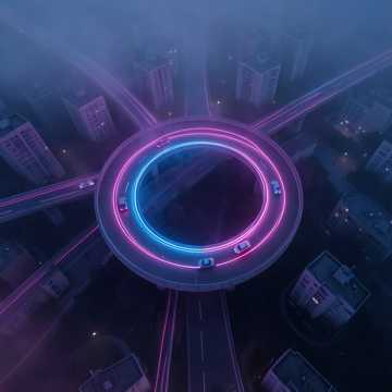 轨道切过环形路