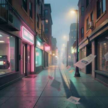 路灯踩拍子