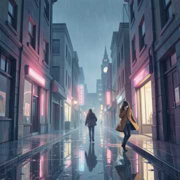 雨中停钟