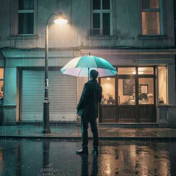 雨落单行道