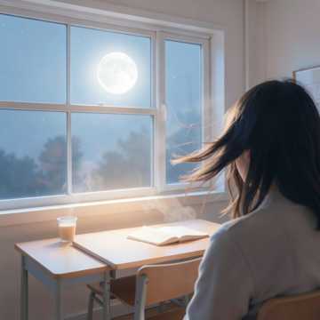 白月光漫过窗台