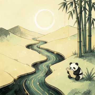 墨痕蘸光阴
