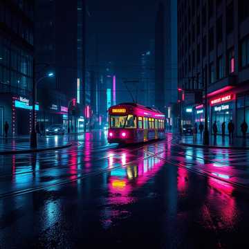 霓虹街车